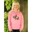 Hy Equestrian Thelwell Children's Badge Hoodie - Pink