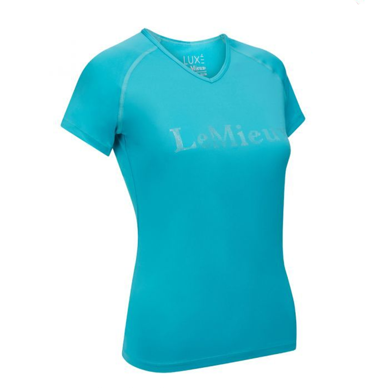 My LeMieux Luxe T-Shirt - Azure-1