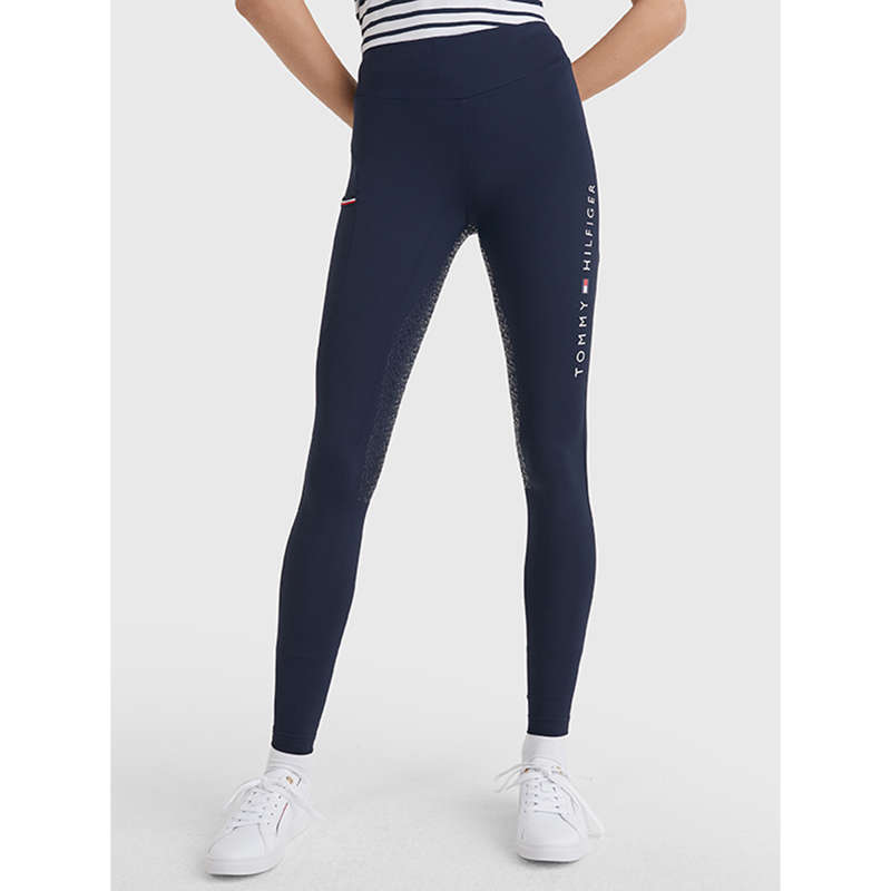 Tommy Hilfiger Women's Full Grip Thermo Leggings - Desert Sky-1