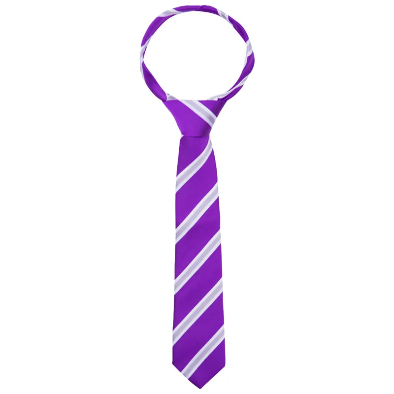 Supreme Products Show Tie - Purple/Lilac Stripe