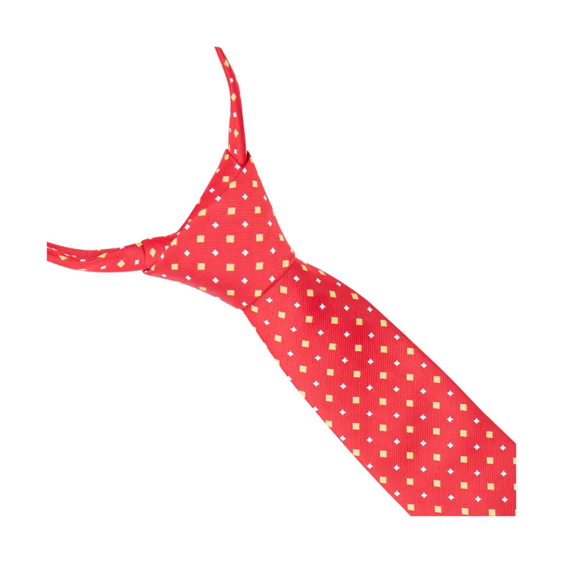 Supreme Products Show Tie - Red/Gold Diamonds-2