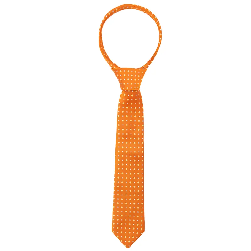 Supreme Products Show Tie - Orange/Gold Diamonds