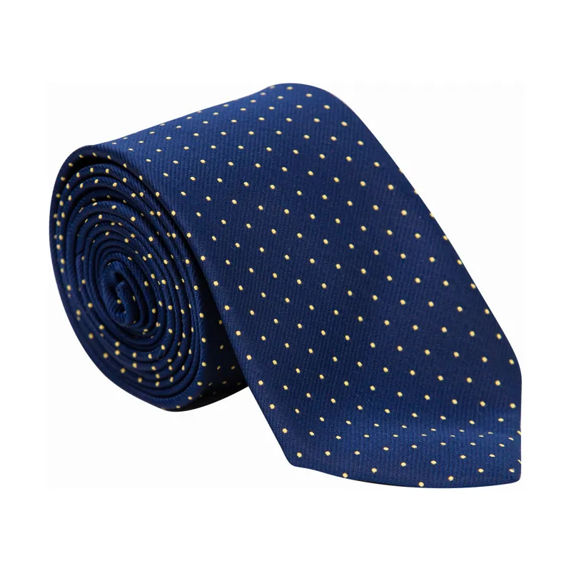 Supreme Products Show Tie - Navy/Gold Spot-1