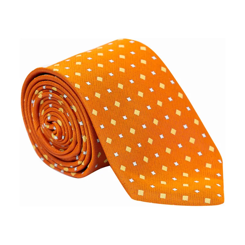 Supreme Products Show Tie - Orange/Gold Diamonds-1