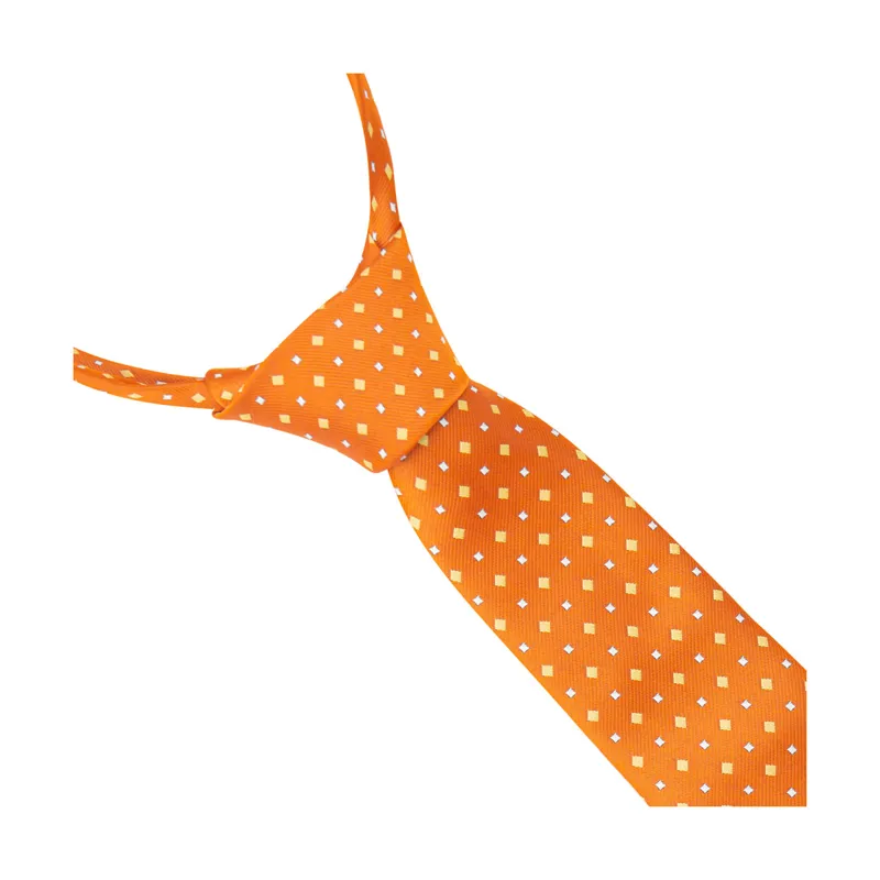 Supreme Products Show Tie - Orange/Gold Diamonds-2