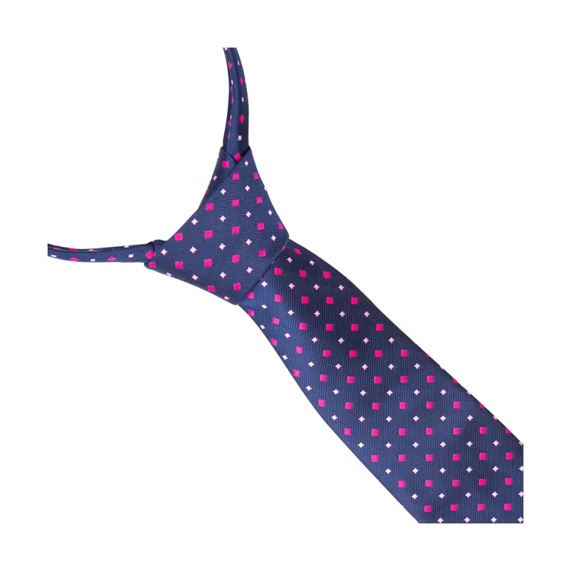 Supreme Products Show Tie - Navy/Pink Diamonds-2