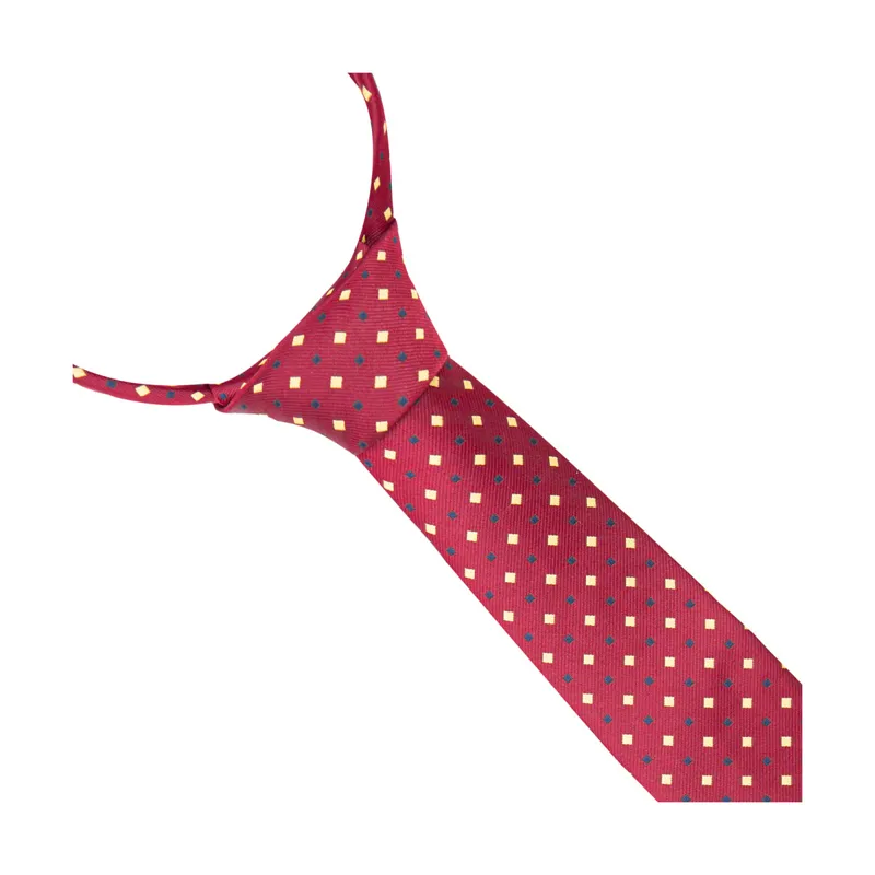 Supreme Products Show Tie - Burgundy/Gold Diamonds-2
