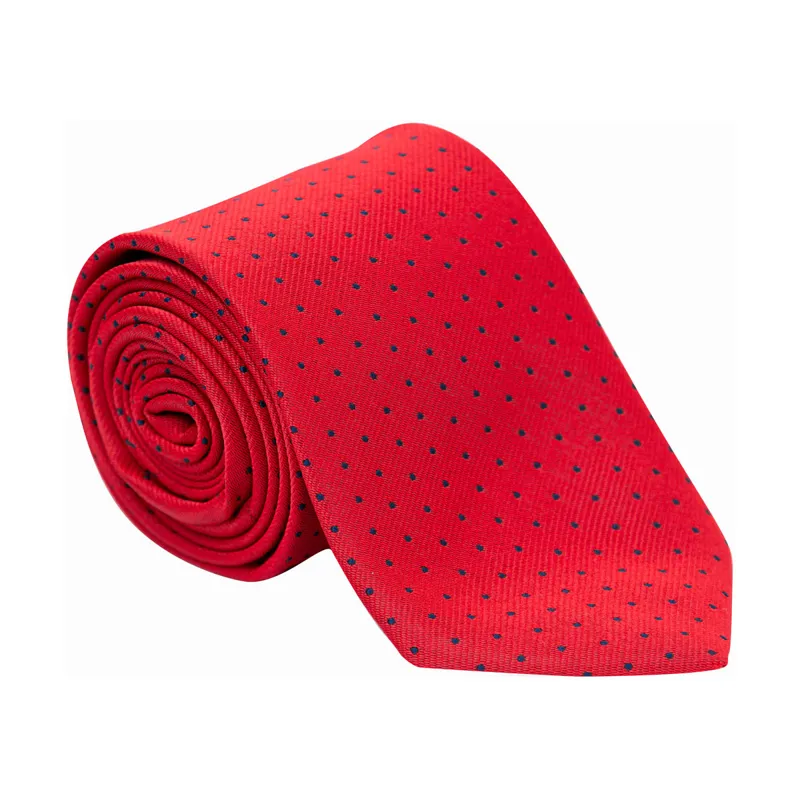 Supreme Products Show Tie - Red/Navy Spot-1