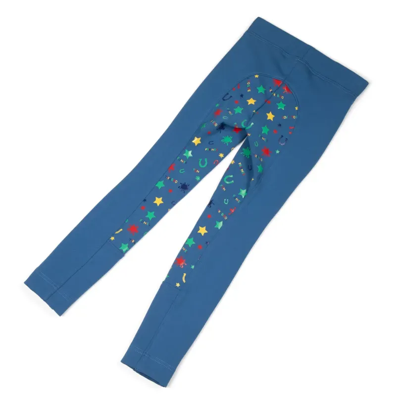Shires Tikaboo Children's Jodhpurs - Blue-1
