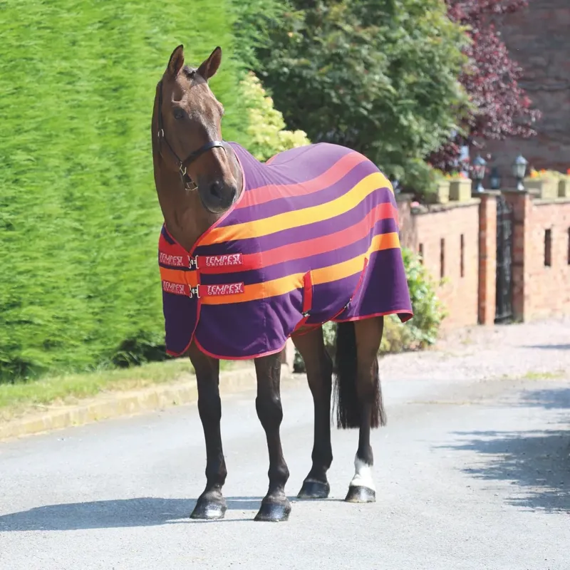 Shires Tempest Original Newmarket Fleece Rug - Purple 
