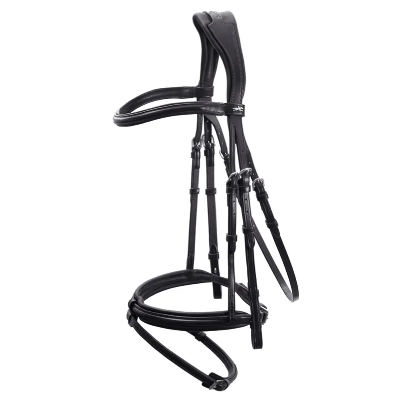 Schockemohle Tokyo Select Anatomical Bridle - Black/Silver