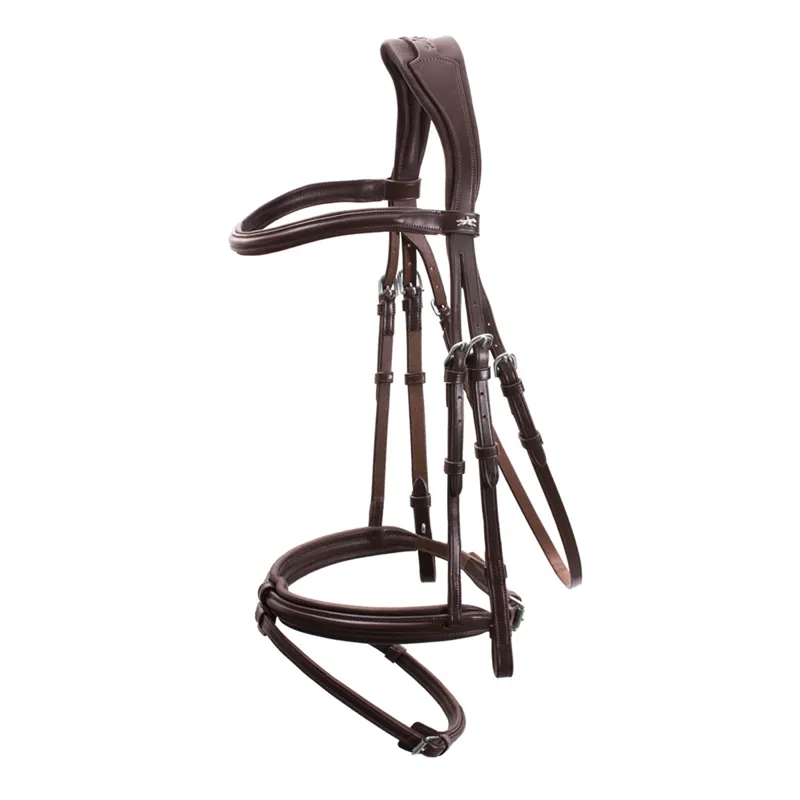 Schockemohle Tokyo Select Anatomical Bridle - Espresso/Silver