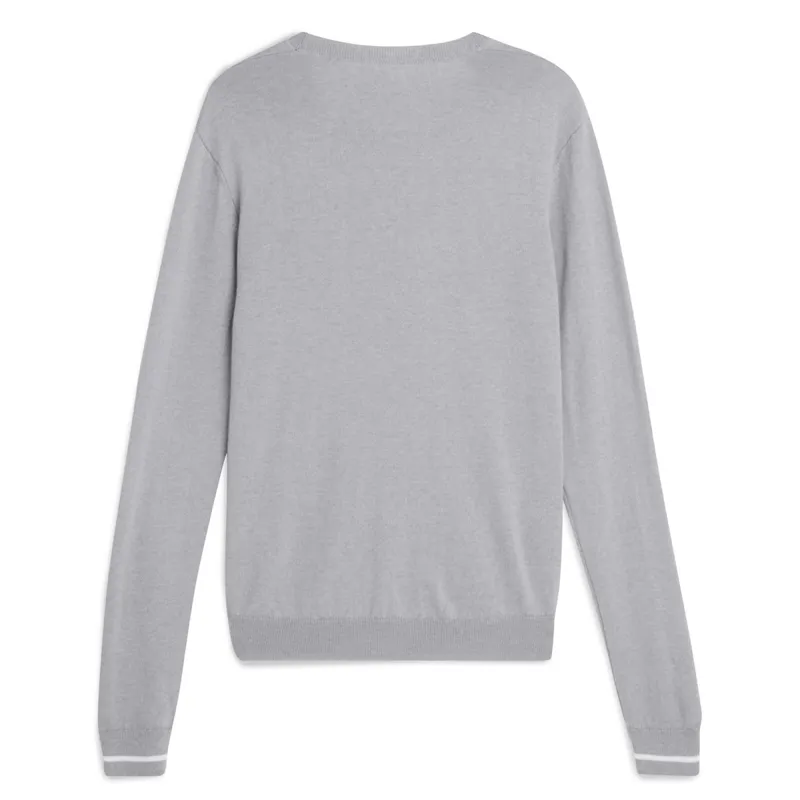Tommy Hilfiger Women's Horse Summer Knit Sweater - Grey Melange-1