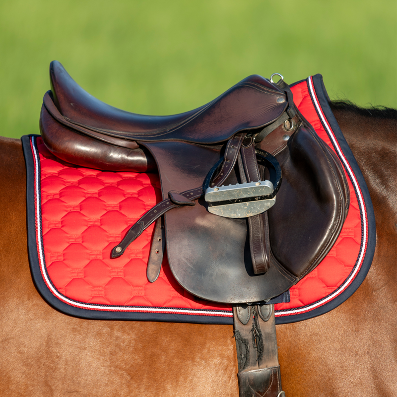 Tommy Hilfiger Kingston Jumping Saddle Pad - Primary Red-3