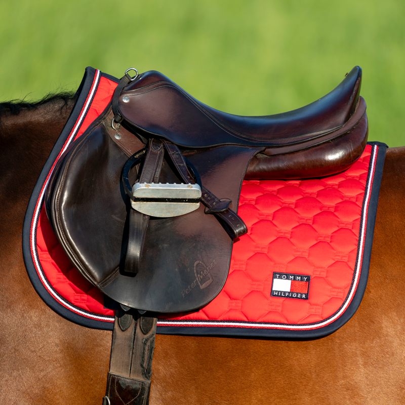 Tommy Hilfiger Kingston Jumping Saddle Pad - Primary Red-2