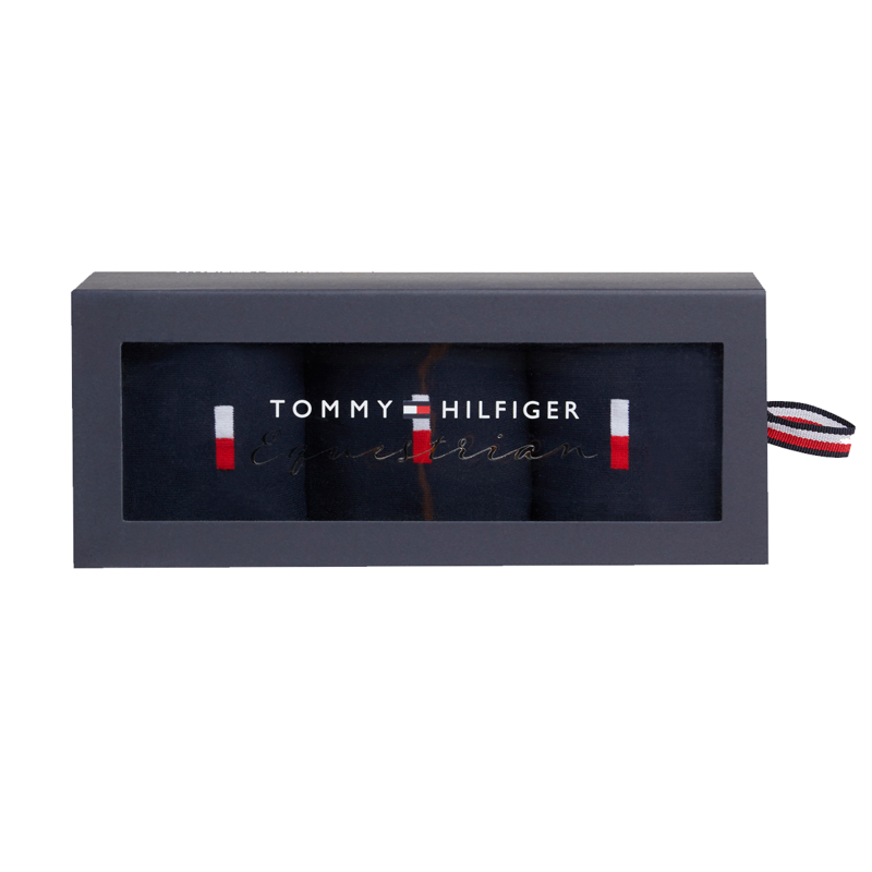 Tommy Hilfiger Unisex Byron 3-Pack Riding Socks - Desert Sky-1