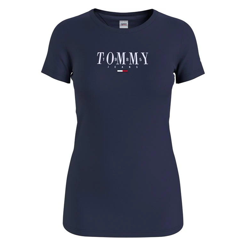 Tommy Jeans Women's Slim Fit Logo T-Shirt - Twilight Navy