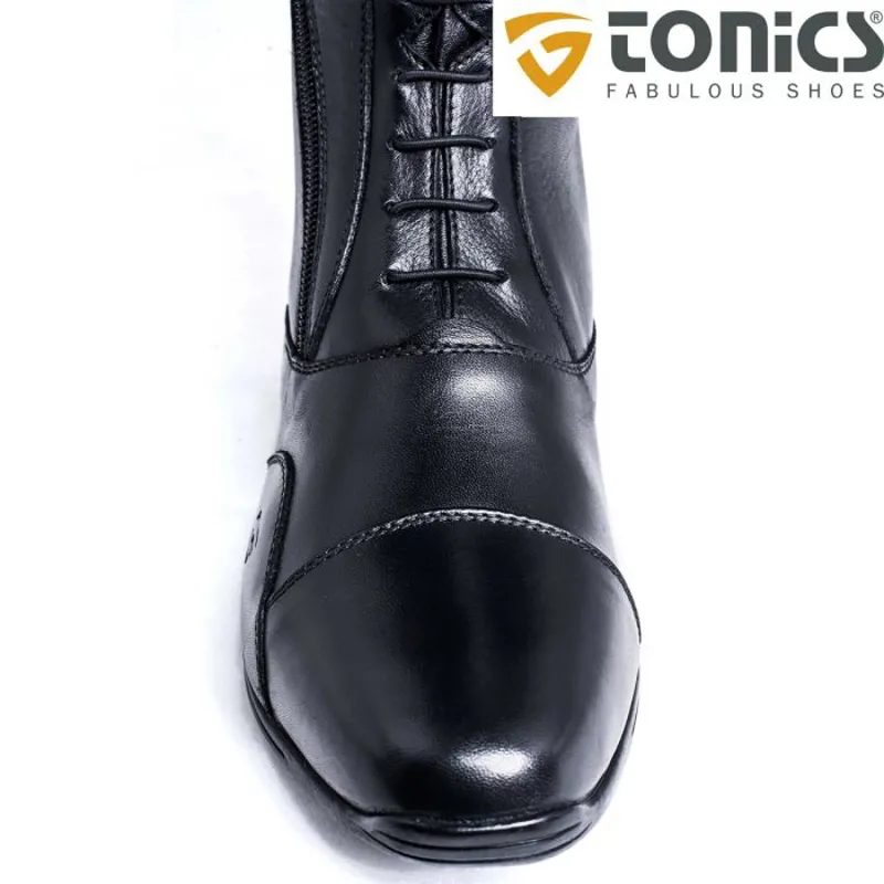 Tonics Jupiter Long Riding Boots - Black Sparkle-1