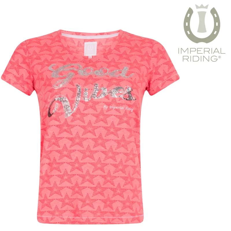 Imperial Riding Good Vibes Ladies T-shirt - Diva Pink