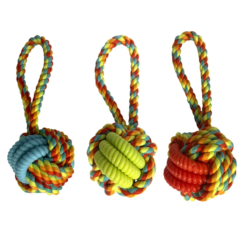 Hem And Boo TRP And Rope Fist Toy - Mixed Colours