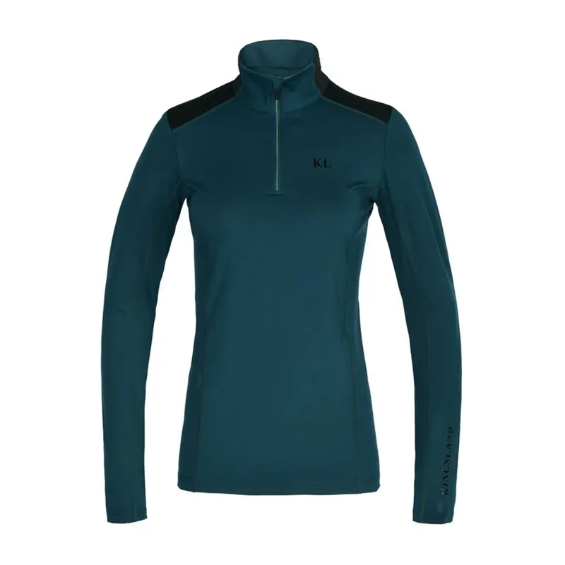 Kingsland KLNicole Ladies 1/2 Zip Training Shirt - Blue Reflecting Pond