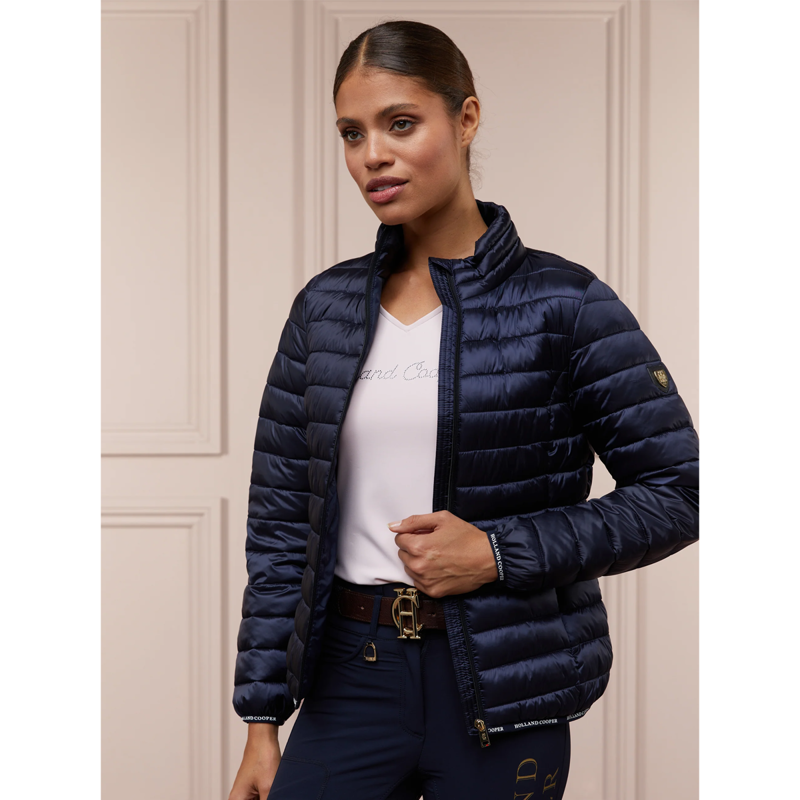 Holland Cooper Training V-Neck Tee - Blush-2