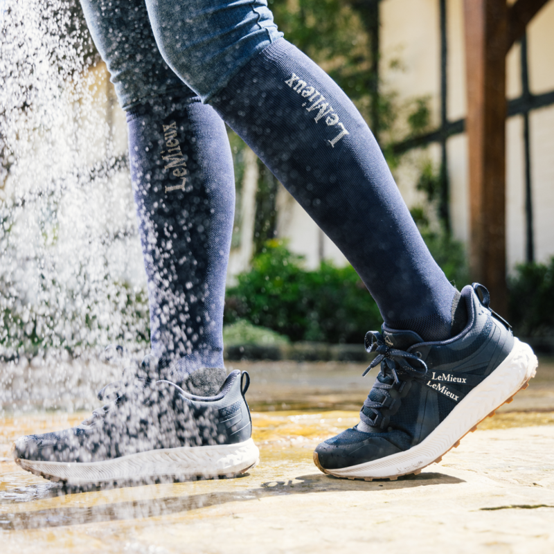 LeMieux Trax Waterproof Trainer - Navy-9