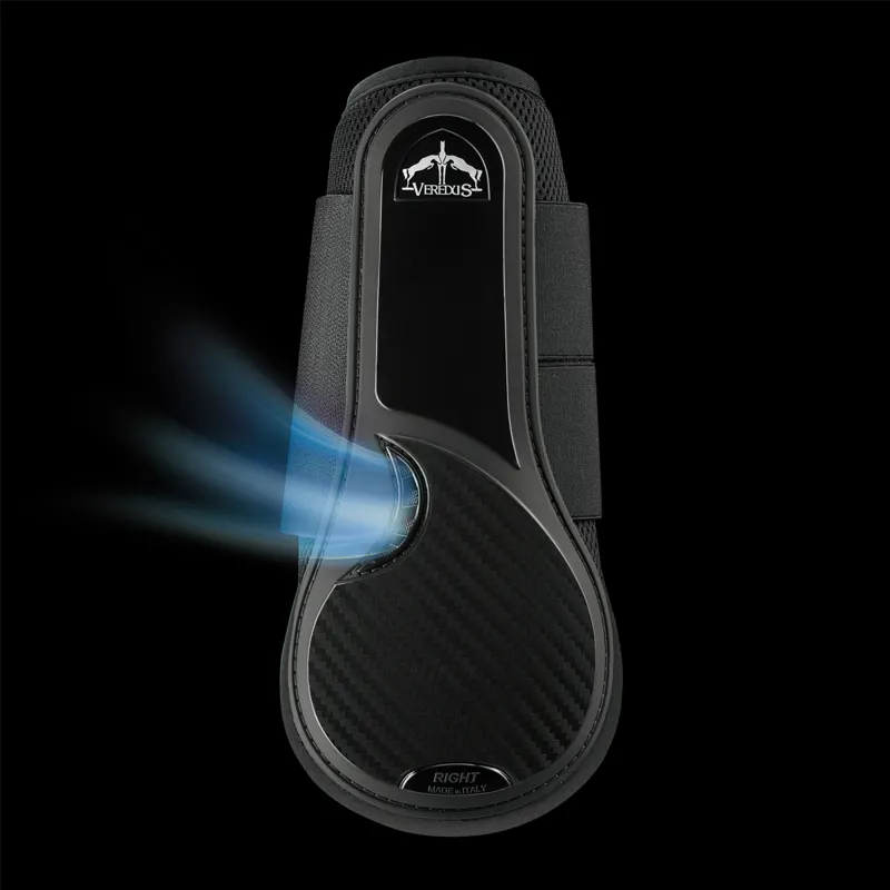 Veredus TRC Vento Front Brushing Boots - Black-2