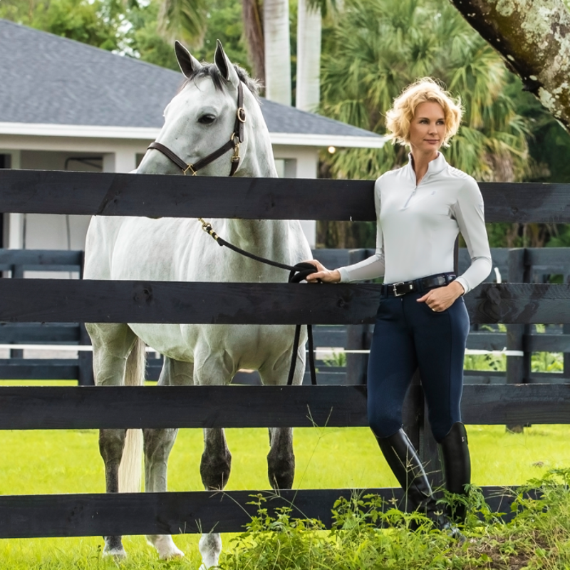 Tredstep Symphony Nero II Ladies Breeches - Grey-2