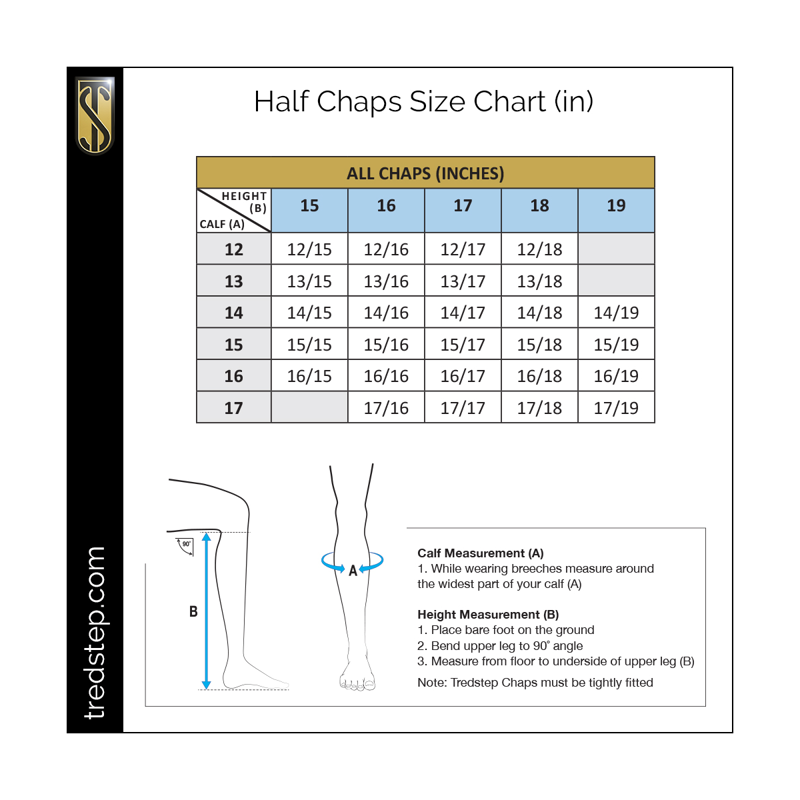 Tredstep Trimline Legging Half Chaps -1