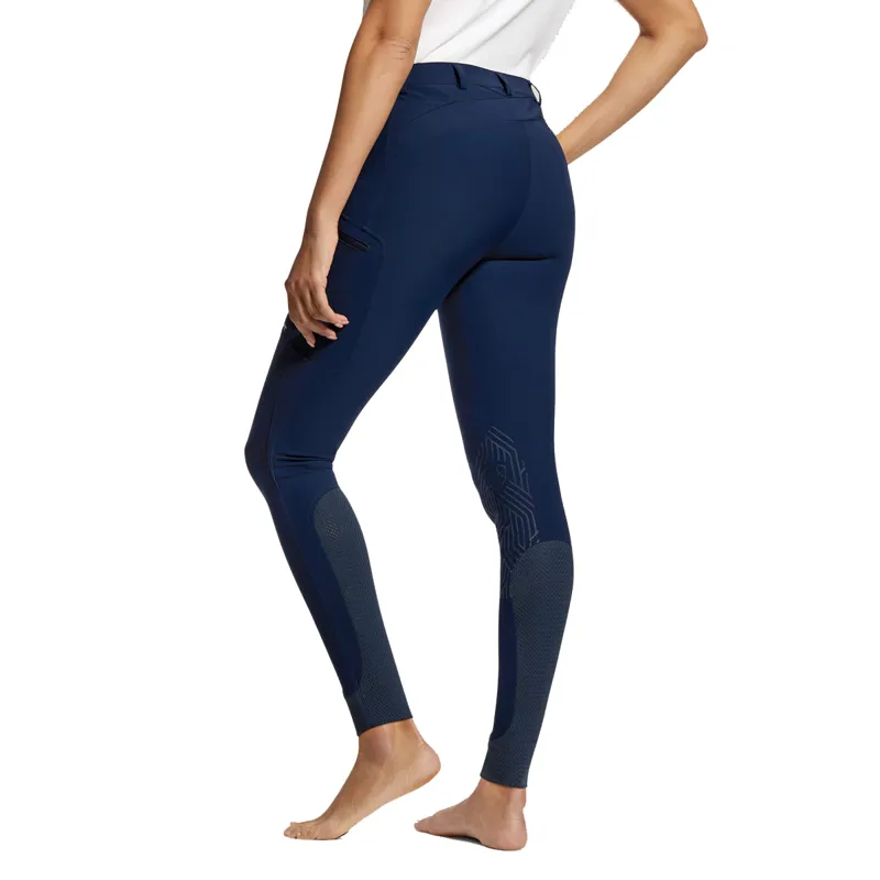 Ariat Women's Triton Grip Knee Patch Breech - Navy-1