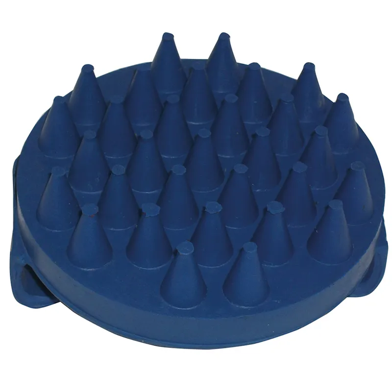 Bitz Rubber Groom Brush in Blue