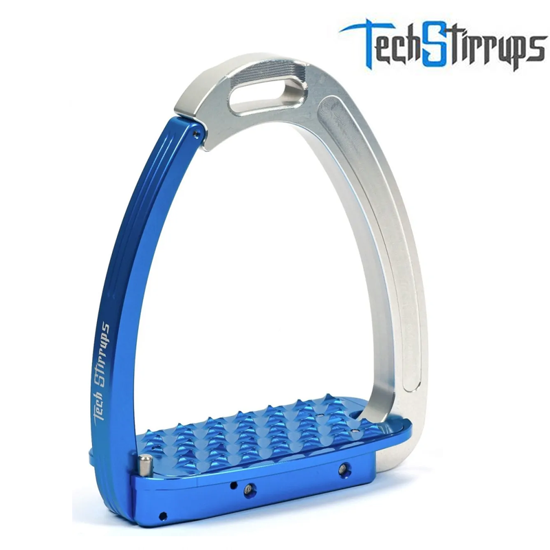 Tech Stirrups Venice - Silver/Blue