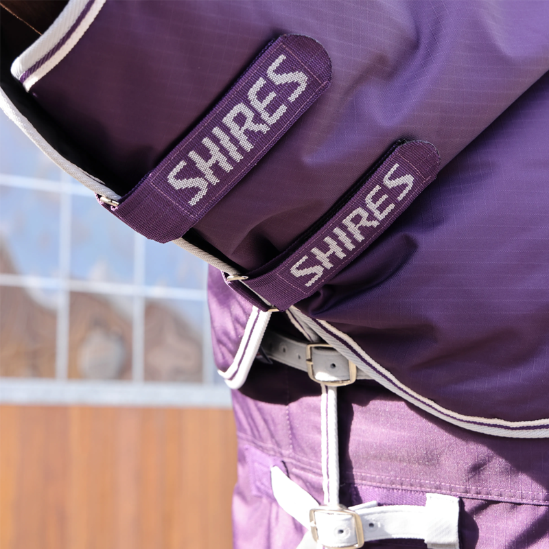 Shires Highlander Original 100 Turnout Rug Neck Cover - Plum-1