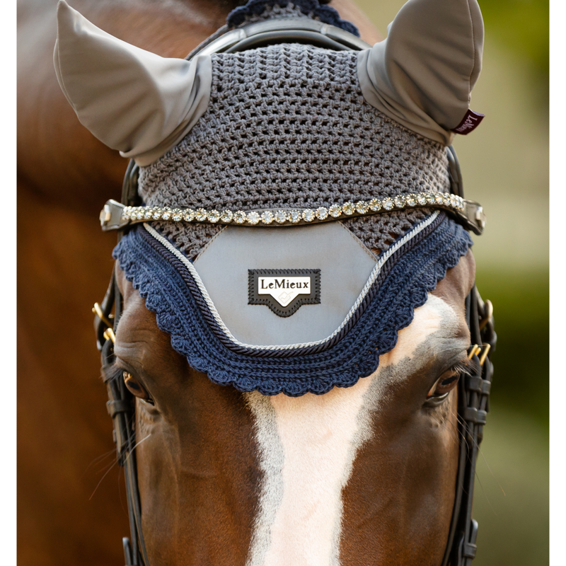 LeMieux Twilight Browband - Brown-1