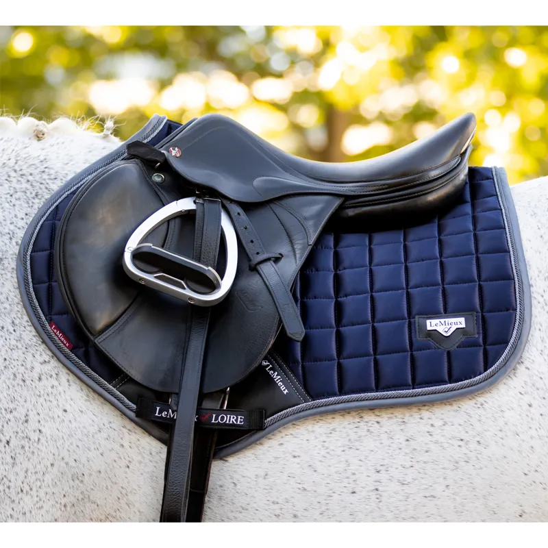 LeMieux Loire Classic Satin CC Pad - Twilight Navy-3