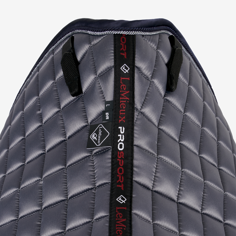 LeMieux Loire Classic Satin Dressage Square - Twilight Grey-1