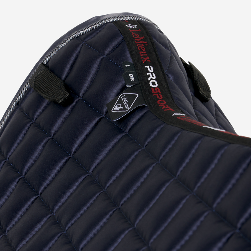 LeMieux Loire Classic Satin Dressage Square - Twilight Navy-1