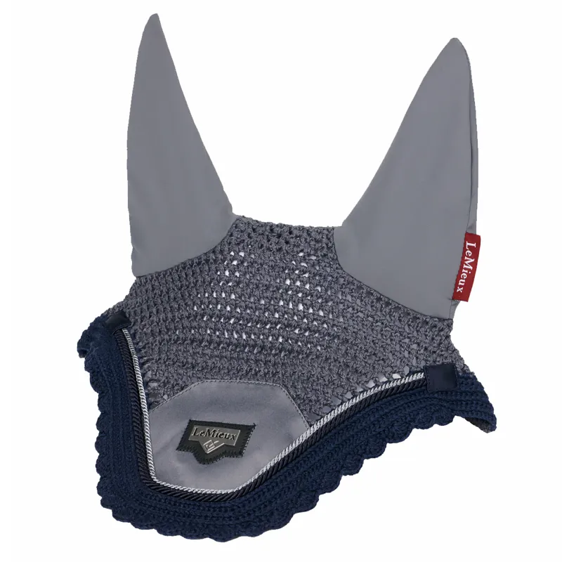 LeMieux Loire Satin Fly Hood - Twilight Grey