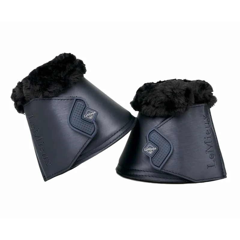 LeMieux Fleece Edged Over Reach Boot - Twilight Navy