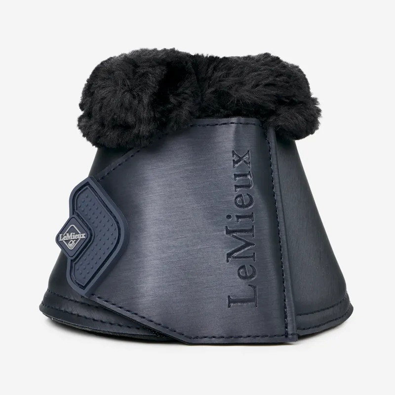 LeMieux Fleece Edged Over Reach Boot - Twilight Navy-1