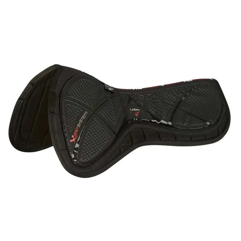 LeMieux X-Grip Silicone Half Pad - Black