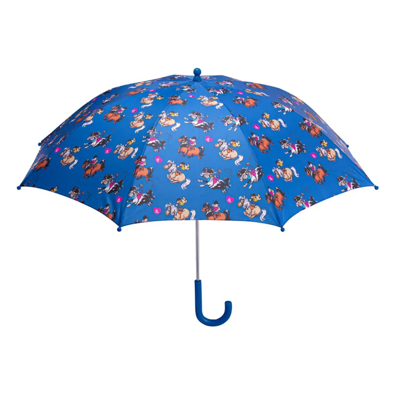 Hy Equestrian Thelwell Collection Race Umbrella - Cobalt Blue-1