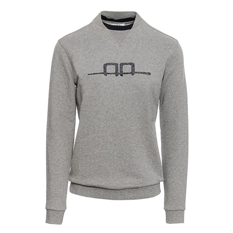 Horseware AA Platinum Unisex Cotton Sweatshirt - Grey Melange-1