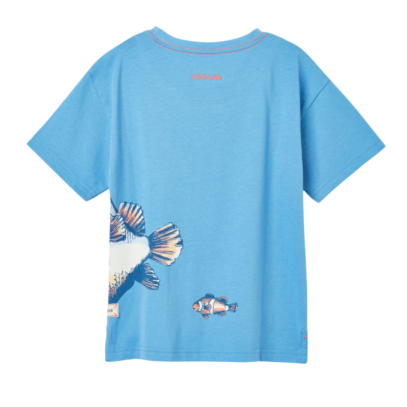 Joules Boys' Ben Short Sleeve T-Shirt - Blue-1