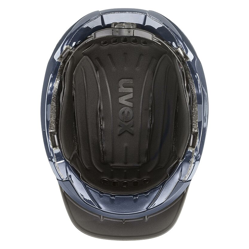 UVEX Elexxion Pro Riding Hat - Blue Mat Shiny-4