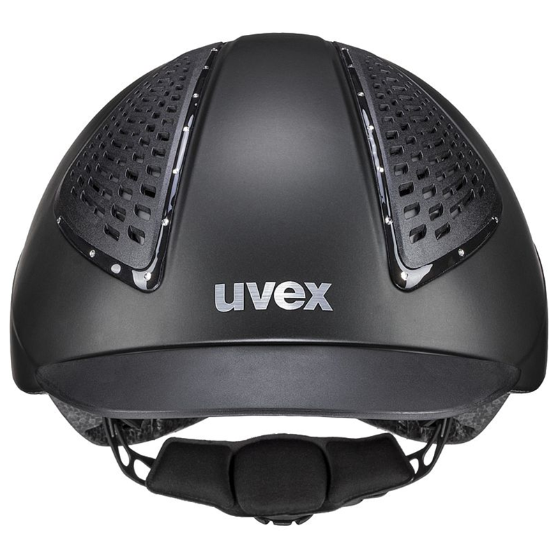 Uvex Exxential II Glamour Riding Hat - Black Mat-1