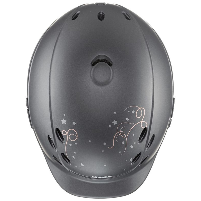 Uvex Onyxx Friends II Riding Hat XXXS-XS - Anthracite Mat-2