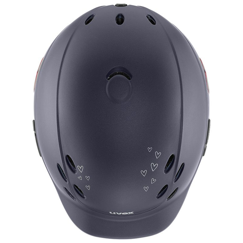 Uvex Onyxx Glamour Riding Hat XXXS-XS - Navy/Pink-2