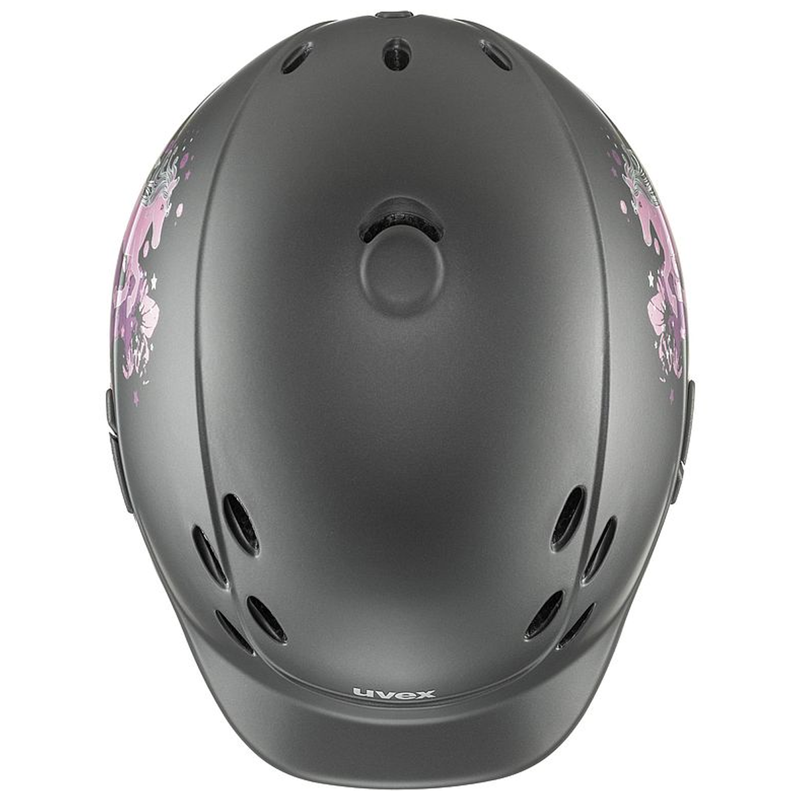 Uvex Onyxx Little Pony Riding Hat XXXS-XS - Anthracite Mat-2